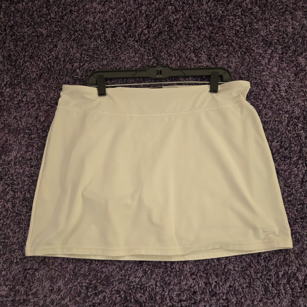 Nike Dri-FIT White Skirt